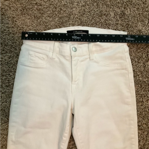 J Brand White Relaxed Straight Leg or Boot Cut Jeans Size 28 - Picture 6 of 10